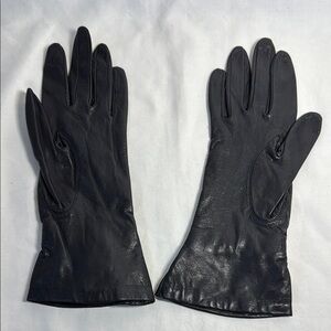 Aris Black Leather Ladies Gloves